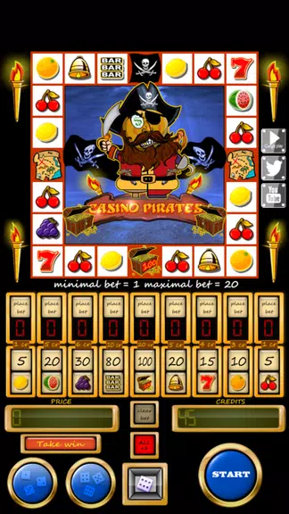 slot machine casino pirates  Screenshot 3