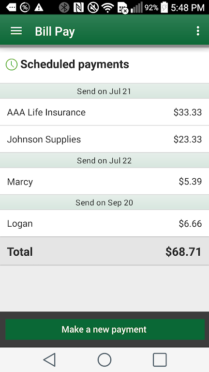 Noble CU Mobile Banking  Screenshot 3