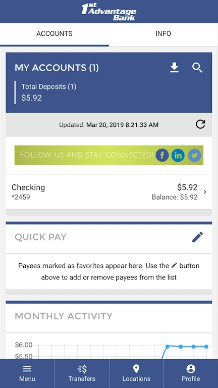 1st Advantage Bank  Screenshot 1