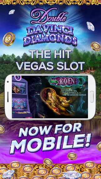 Double Da Vinci Diamonds SLOTS  Screenshot 1