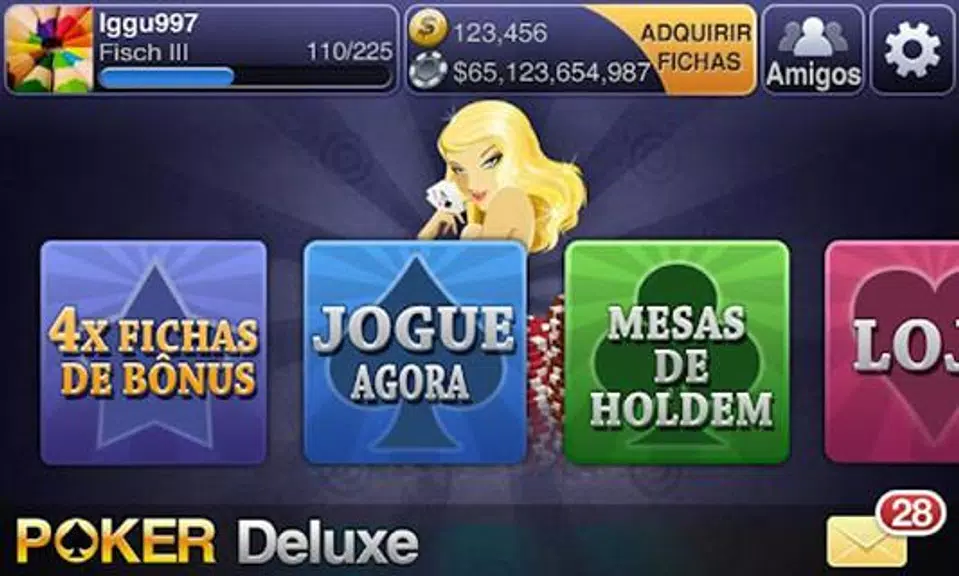 Texas HoldEm Poker Deluxe (BR)  Screenshot 1