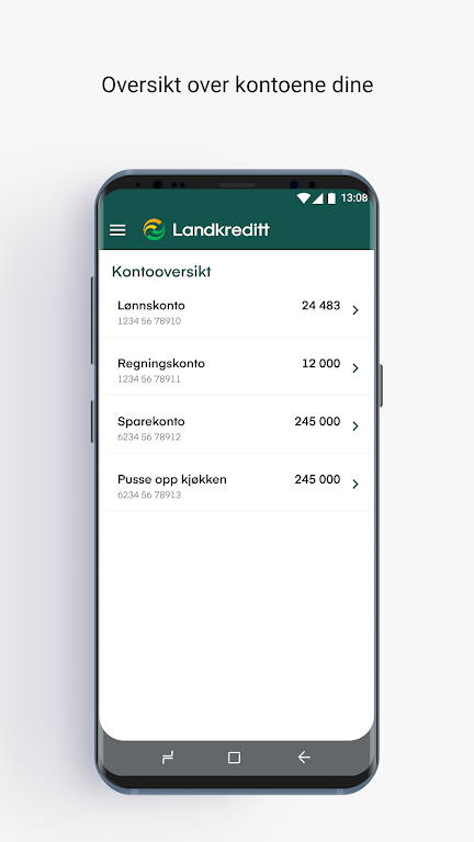 Landkreditt Bank Mobilbank  Screenshot 1