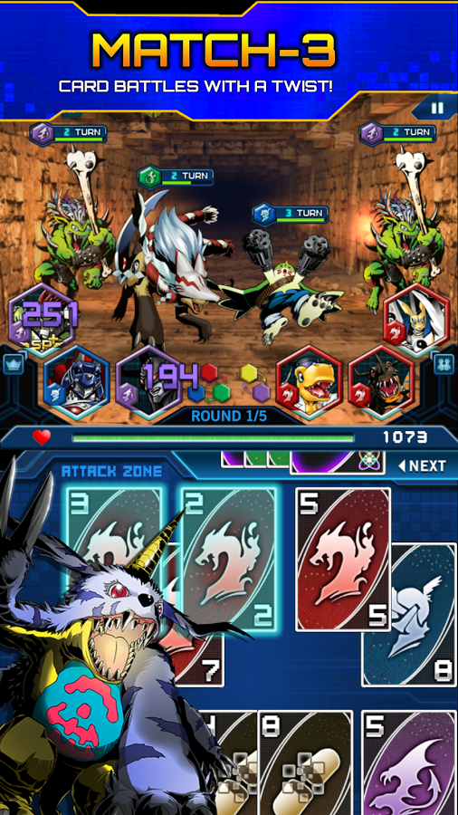 Digimon Heroes!  Screenshot 2