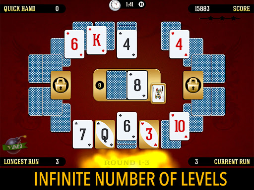 Towers Battle: Tripeaks or Pyramid Solitaire  Screenshot 2