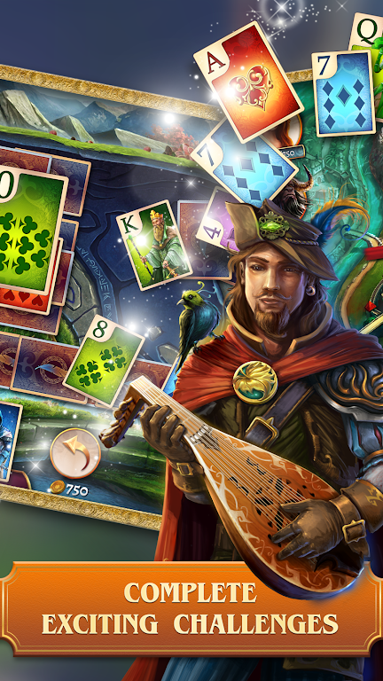 TriPeaks Solitaire Cards Queen  Screenshot 1