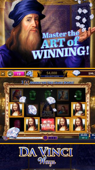 Double Da Vinci Diamonds SLOTS  Screenshot 3