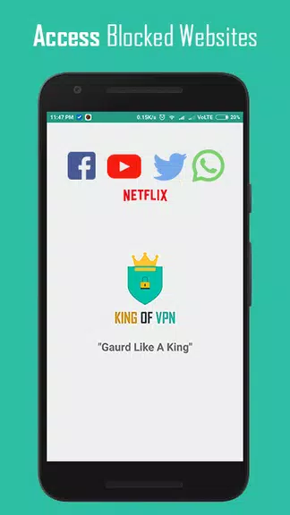 King of VPN - Unlimited 100% Free VPN  Screenshot 1