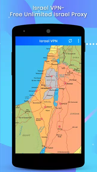 Israel VPN-Free Unlimited Israel Proxy  Screenshot 2