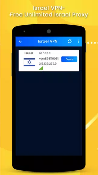 Israel VPN-Free Unlimited Israel Proxy  Screenshot 3