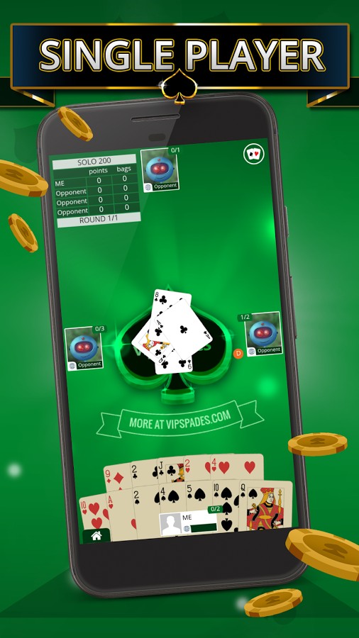 Spades Offline - Single Player  Screenshot 1