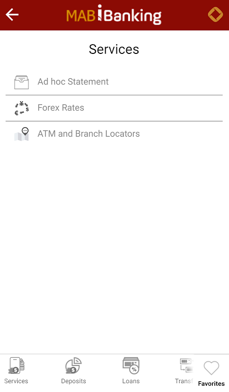 MAB iBanking : Phone  Screenshot 2