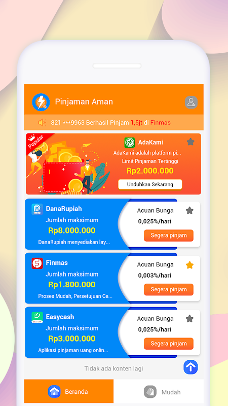 Pinjaman Aman - KTA Terpercaya  Screenshot 1