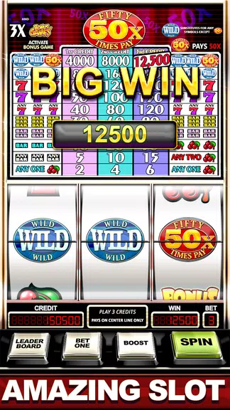 Slots Machine : Fifty Times Pay Free Classic Slots  Screenshot 1