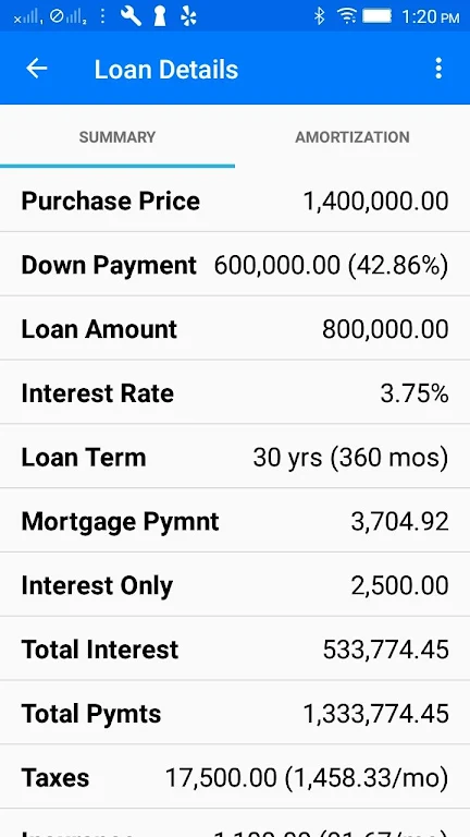 RECalc Mortgage Calculator  Screenshot 2