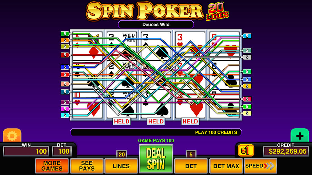 Video Poker Multi Hand Casino  Screenshot 3