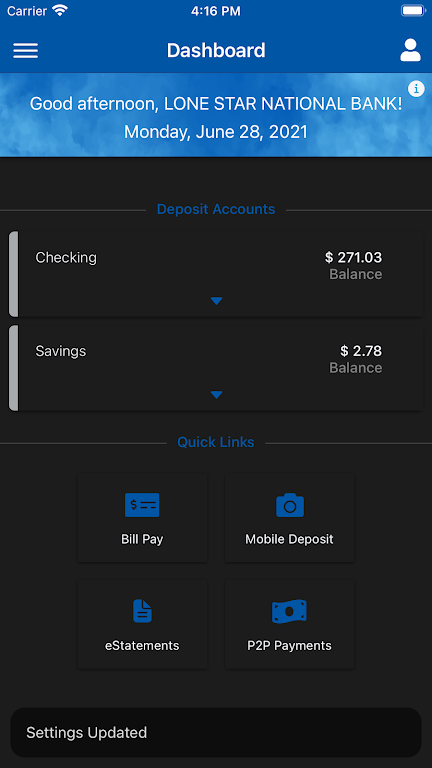 LSNB Mobile Banking  Screenshot 3