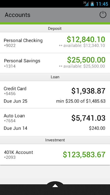 Cy-Fair FCU Mobile Banking  Screenshot 1