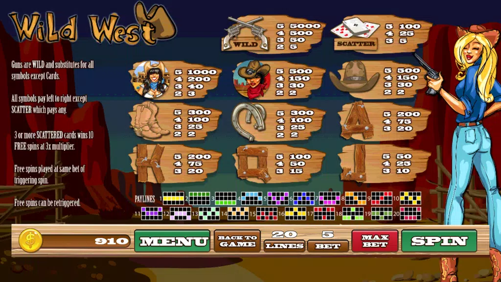 Wild West - Slot Machine  Screenshot 4