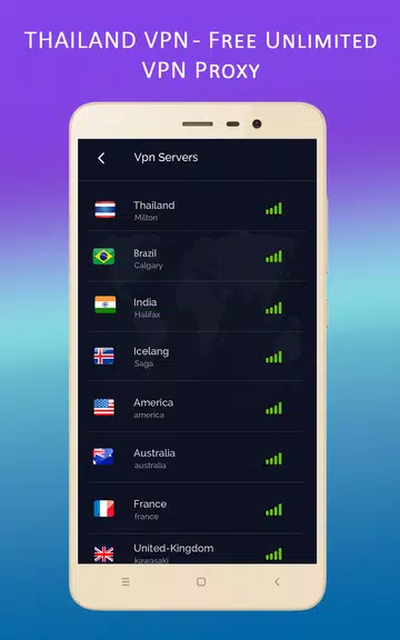 Thailand VPN - Free Unlimited VPN Proxy  Screenshot 4