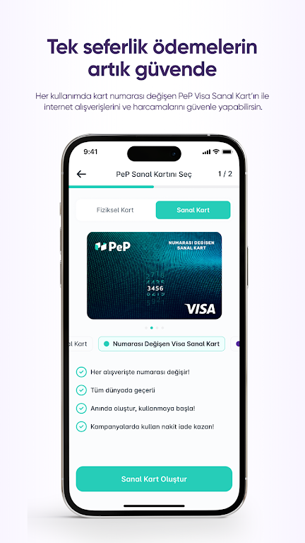 PeP: Para Transferi Sanal Kart  Screenshot 4