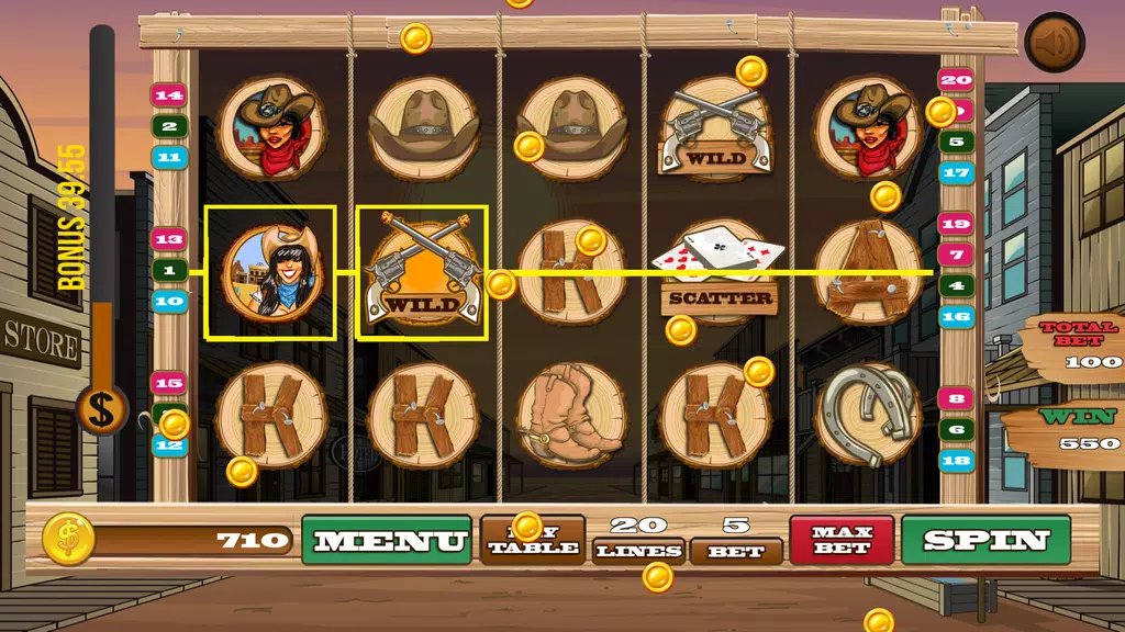 Wild West - Slot Machine  Screenshot 2