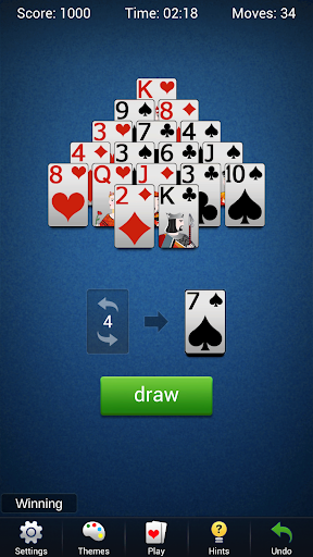 Pyramid Solitaire - Classic Free Card Games  Screenshot 2