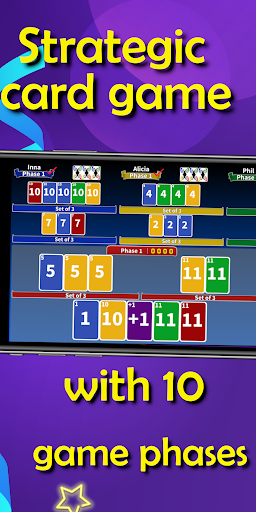 Phase Rummy 2: card game with 10 phases  Screenshot 2