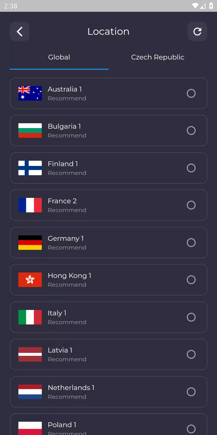 Czech Republic VPN - Get CZ IP  Screenshot 1