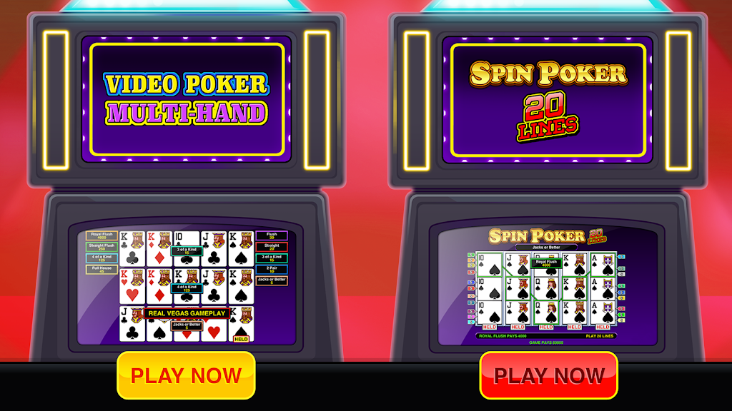 Video Poker Multi Hand Casino  Screenshot 1