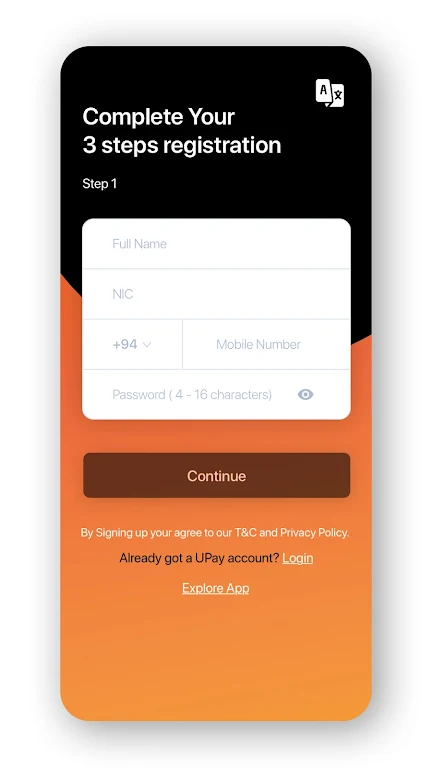 UPay - Sri Lanka's Payment App  Screenshot 2