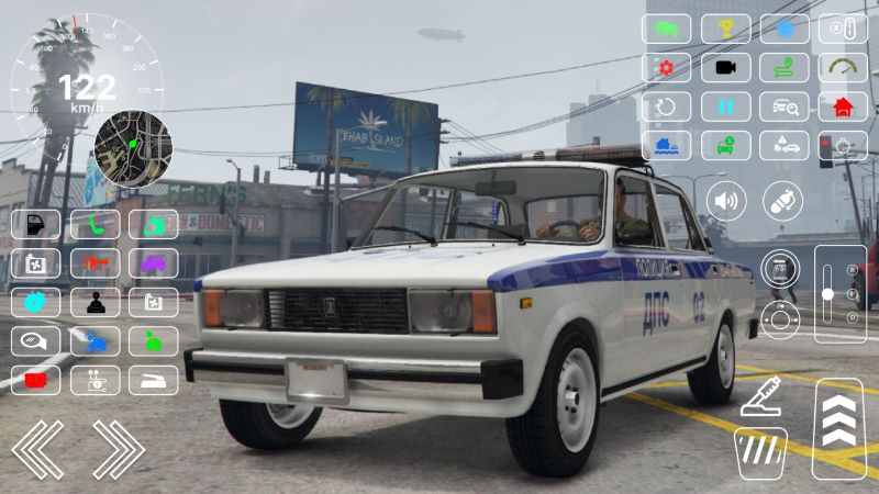 Police patrol: VAZ 2105 LADA  Screenshot 2