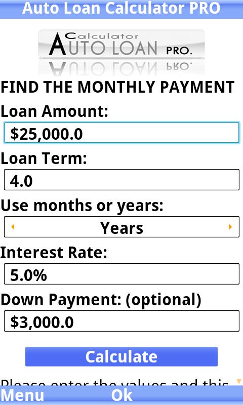 Auto Loan Calculator PRO trial  Screenshot 2