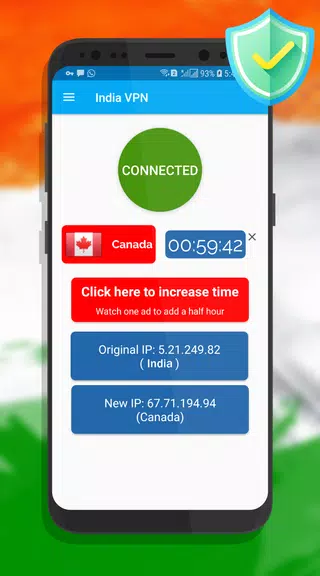 India VPN - Unlimited , Free  Screenshot 2