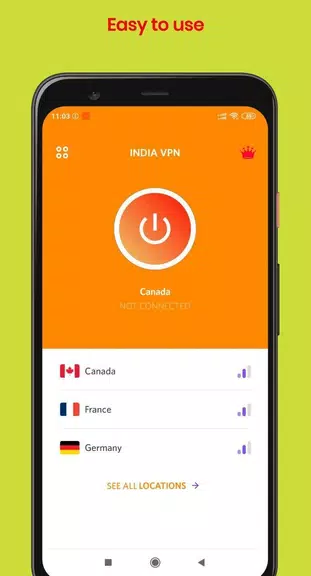 VPN INDIA - Free VPN Super unlimited proxy Hotspot  Screenshot 4