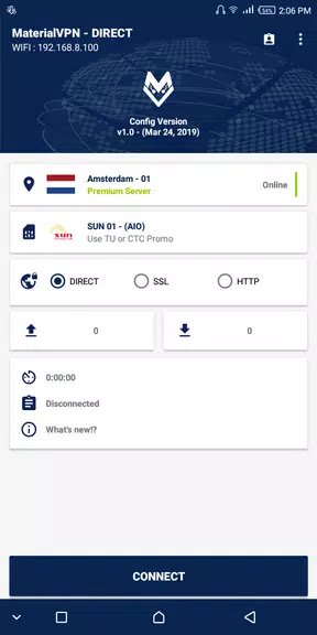MaterialVPN sLite  Screenshot 1