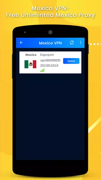 Mexico VPN-Free Unlimited Mexico Proxy  Screenshot 3