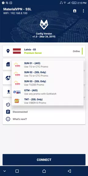 MaterialVPN sLite  Screenshot 3