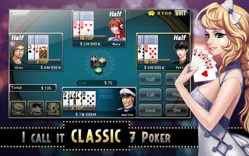 SEVEN POKER & TEXAS HOLD'EM  Screenshot 2