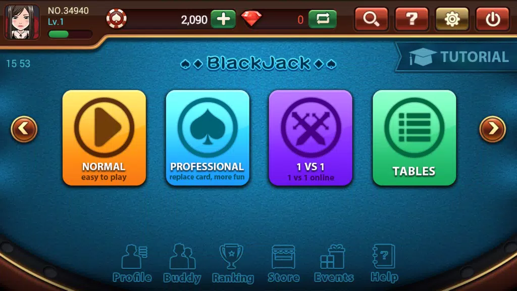 Happy BlackJack  Screenshot 1