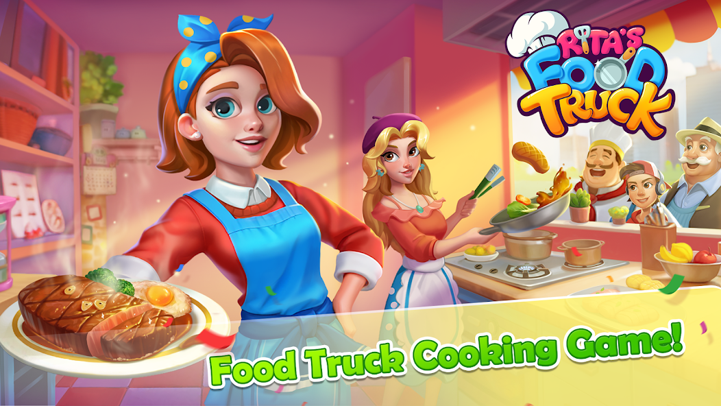 Rita's Food Truck:Cooking Game Mod  Screenshot 1