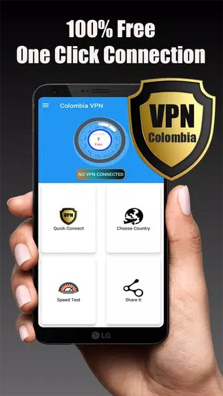 Colombia VPN 2020 – Free Colombian IP VPN Proxy  Screenshot 1