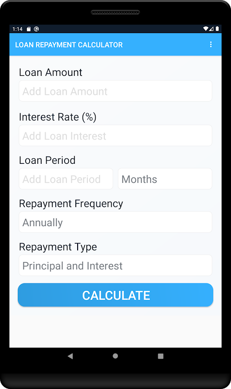 Free Loan Calculator with amortization schedule  Screenshot 3