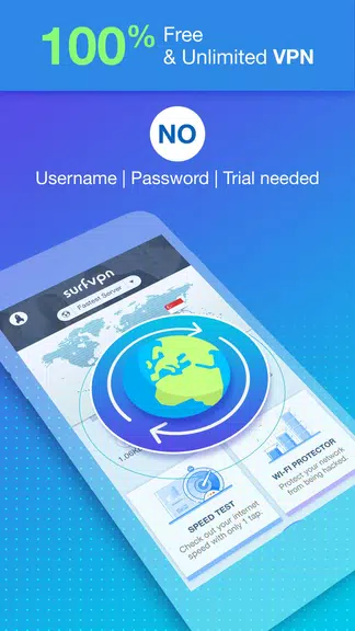 Surf VPN Private Internet Access & IP Changer  Screenshot 2