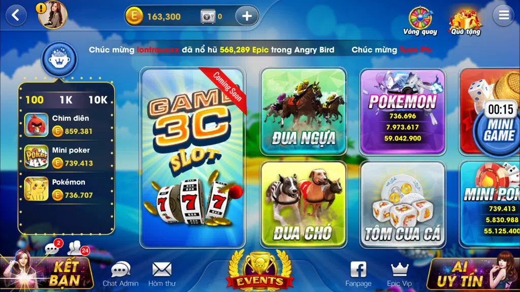 Game 3C Epic Jackpot: Bau Cua Tai Xiu  Screenshot 1