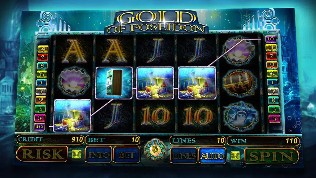 Gold of Poseidon slot  Screenshot 2