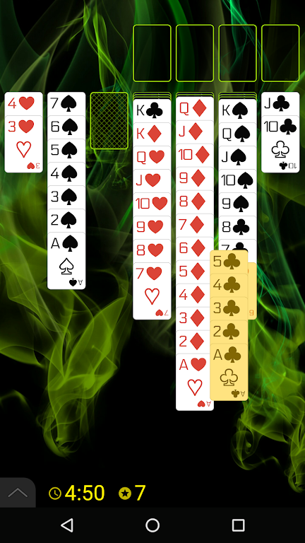 Spiderette Solitaire  Screenshot 2