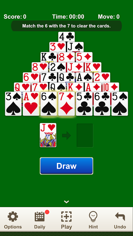 Solitaire Pyramid - Card Games  Screenshot 2