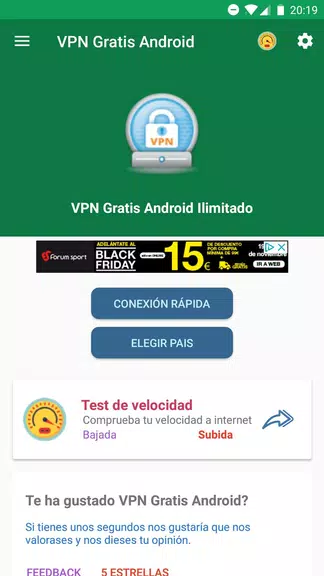 VPN Gratis Android  Screenshot 1