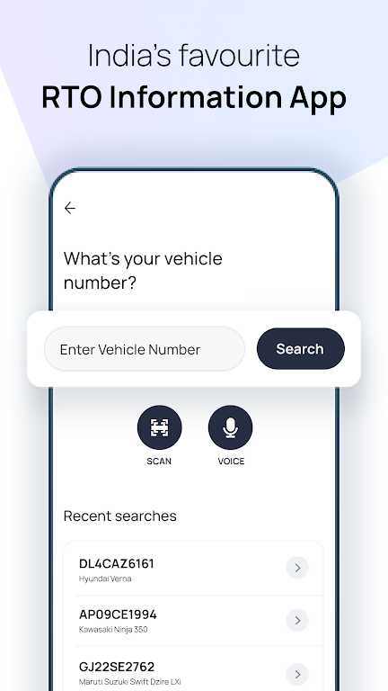 CarInfo – RTO Vehicle Info App Mod  Screenshot 1