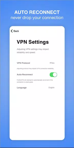 FortifyVPN - Best VPN Fast, Secure & Unlimited  Screenshot 3